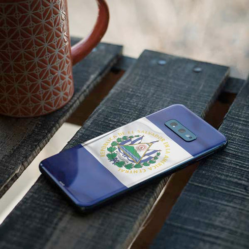 El Salvador Flag Galaxy S10e Skin